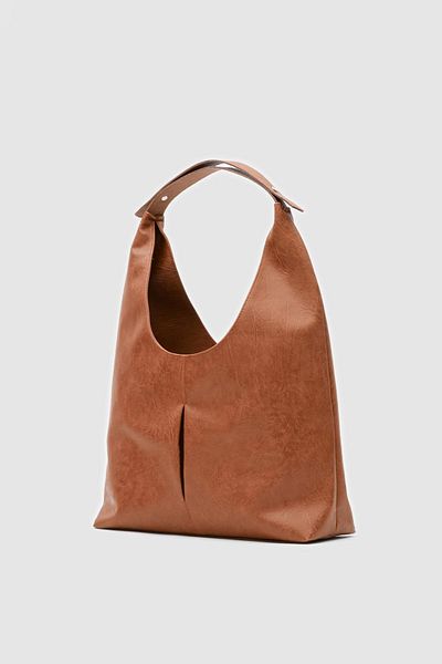 Shule Bags Τσάντα ώμου Zaura Casual Καφέ