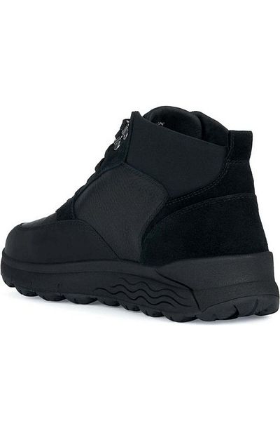 Geox Black Booties Mens Shoes