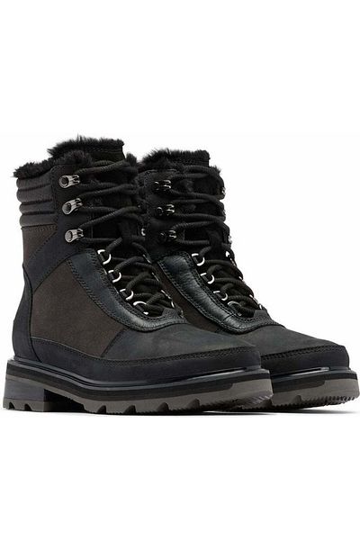 Sorel Black Booties Womens Shoes