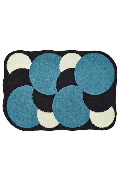IKEA Raler Mat 60X90 cm Blue Bubble Patterned Anti-Slip Anti-Slip Base Door Mat