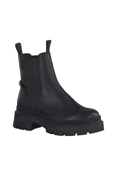 Tamaris Black Booties Womens Shoes