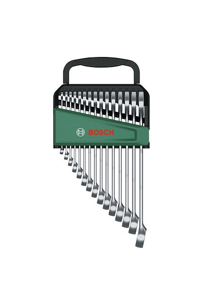 Bosch Open End Combined Wrench Set 15 Pieces