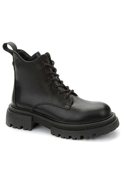 Betsy Black Booties Womens Shoes