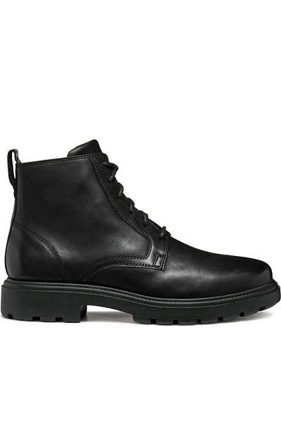 Geox Black Booties Mens Shoes