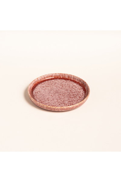 Zsa Zsa Zsu Fonte Stoneware Pasta Tabağı 17x17x2 Cm Fuşya