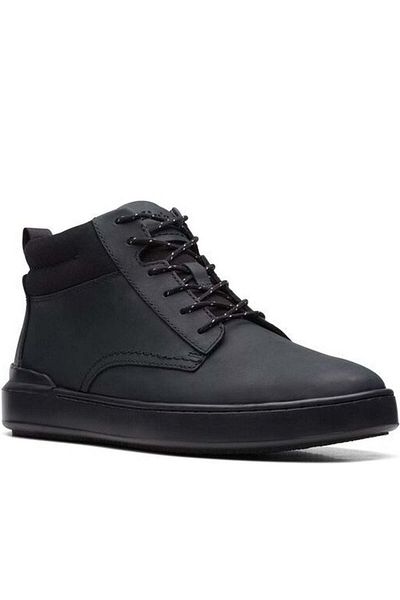 CLARKS Black Booties Mens Shoes