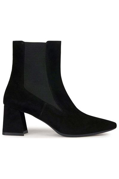 Geox Black Booties Womens Shoes