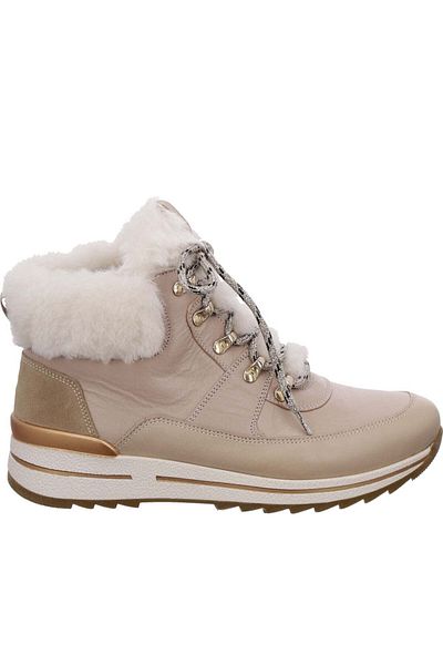 ARA Beige Booties Womens Shoes