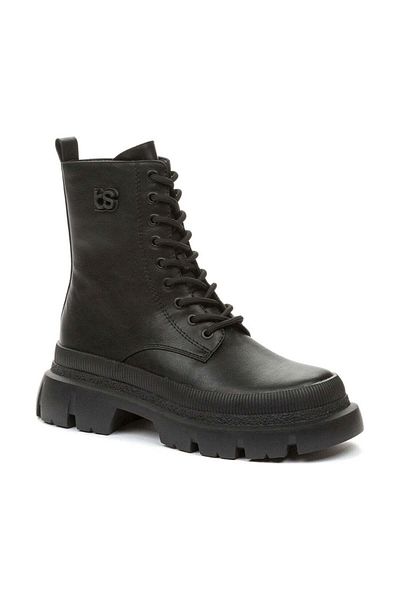 Betsy Black Booties Womens Shoes