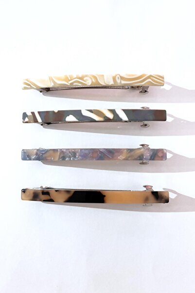 New Obsessions Flat Bar Acetate Buckle Set 4 Pack