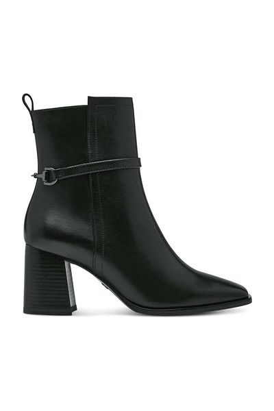 Tamaris Black Booties Womens Shoes