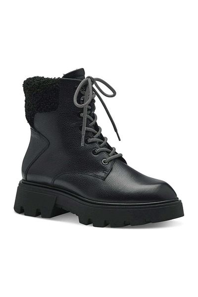 Tamaris Black Booties Womens Shoes