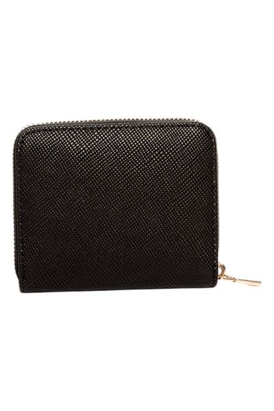 Guess Laurel Slg Small Zip Around Women's Black Wallet Swzg8500137-Bla