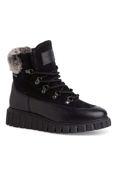 Tamaris Black Booties Womens Shoes