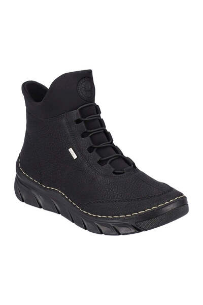 Rieker Black Booties Womens Shoes