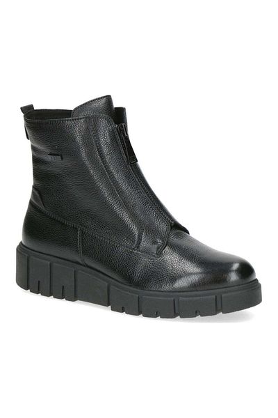Caprice Black Booties Womens Shoes