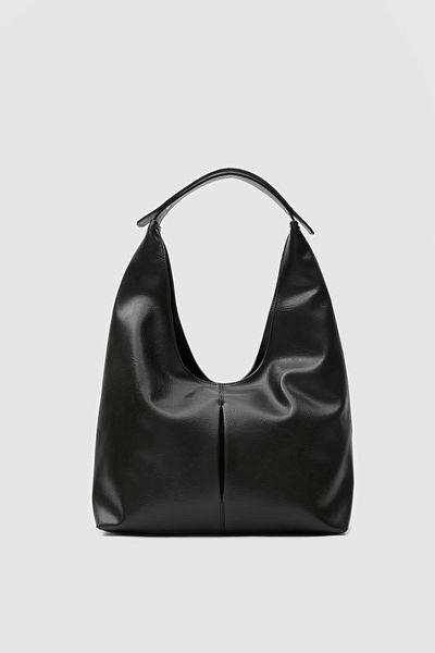 Shule Bags Geantă de umăr casual Zaura neagră