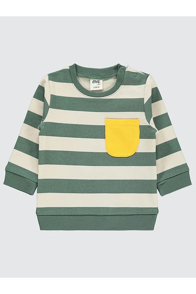 Civil Baby 6-18 Months Baby Boy Soft Khaki Sweatshirt