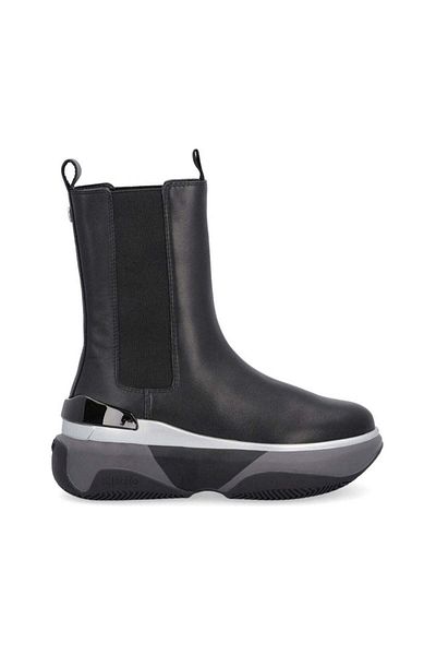 Liu Jo Black Booties Womens Shoes