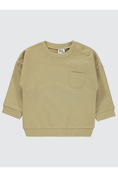 Civil Baby Baby Boy Sweatshirt 6-18 Months Stone Color