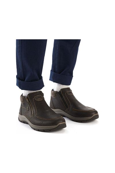 Rieker Brown Booties Mens Shoes