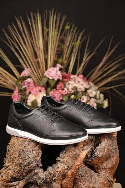 JAMES FRANCO Men's Summer - 100% Genuine Leather, Anti-Sweat, Orthopedic Sole, Comfortable Ultra-Light Casual Shoes