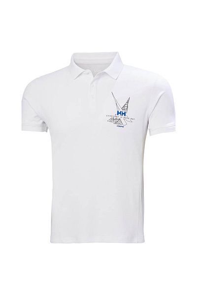 Helly Hansen Hp Race Polo Ανδρικό λευκό μπλουζάκι πόλο Ανδρικό μπλουζάκι πόλο Hha.34416