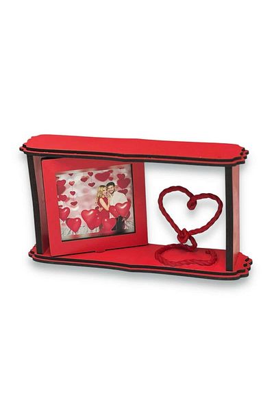 farklı bir hediye Valentine's Day Special Blind Frame 13X12 cm (Patented Product)