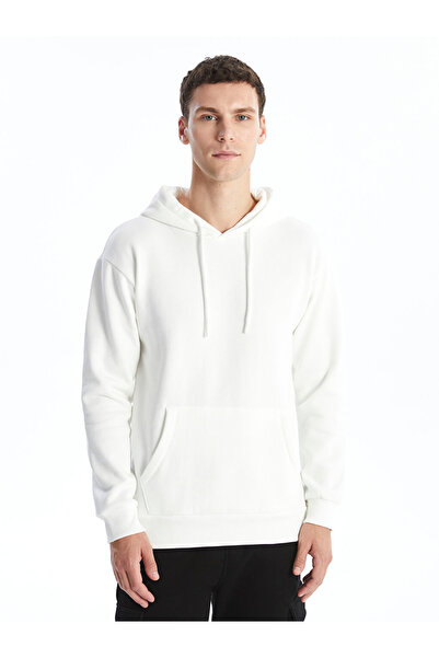 LC Waikiki Comfortable Fit 3 Thread Raster Fabric Hooded Sweatshirt