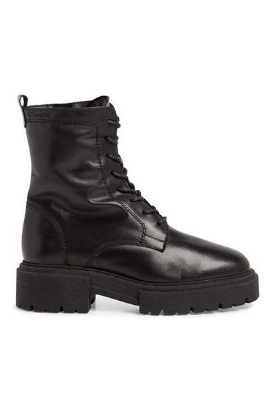 Tamaris Black Booties Womens Shoes