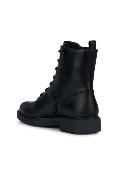 Geox Black Booties Womens Shoes