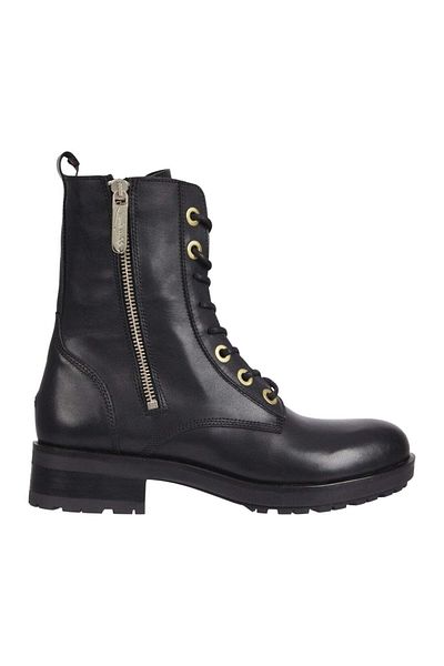 Tommy Hilfiger Black Booties Womens Shoes