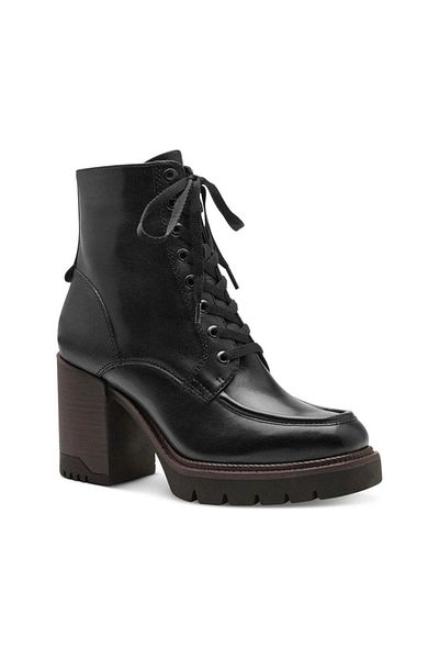 Tamaris Black Booties Womens Shoes