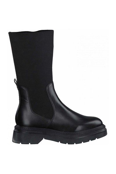 Tamaris Black Booties Womens Shoes