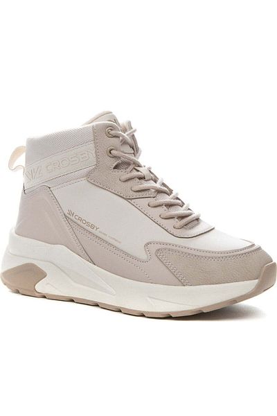 CROSBY Beige Booties Womens Shoes