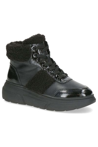 Caprice Black Booties Womens Shoes