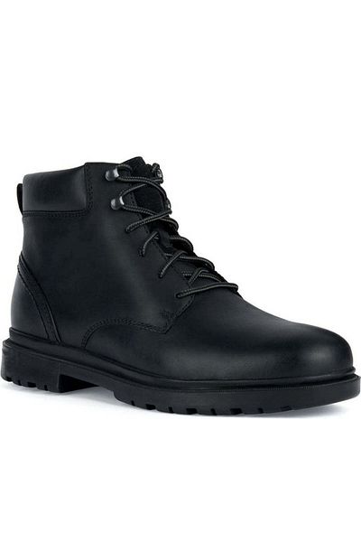 Geox Black Booties Mens Shoes