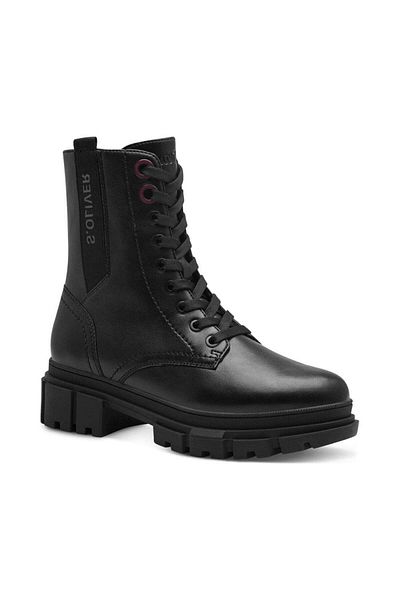 s.Oliver Black Booties Womens Shoes