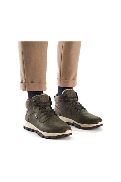 Rieker Green Booties Mens Shoes