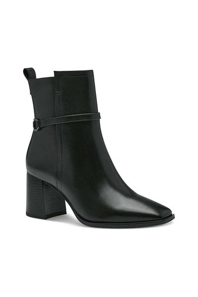 Tamaris Black Booties Womens Shoes