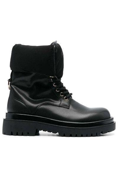VERSACE JEANS COUTURE Black Booties Womens Shoes