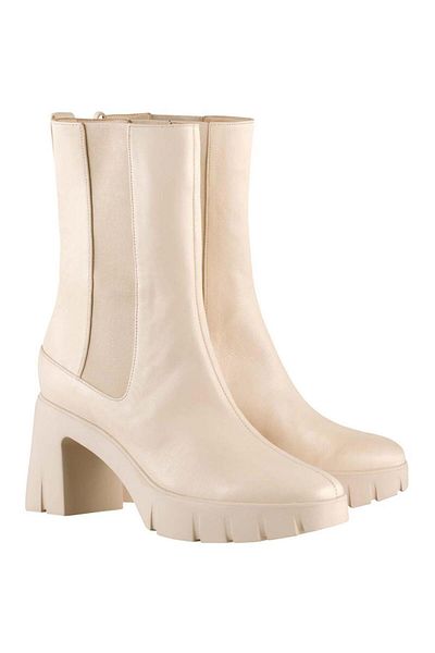 HÖGL Hogl Beige Booties Womens Shoes