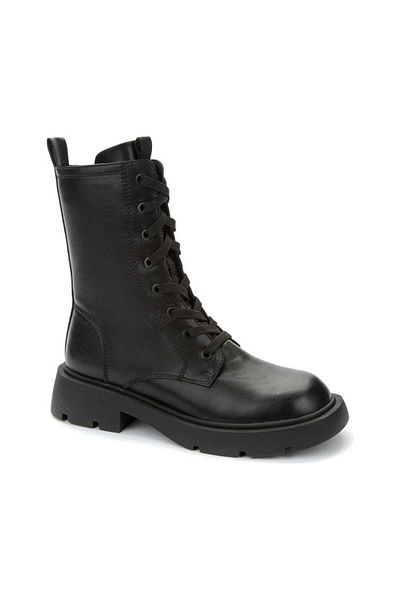 Betsy Black Booties Womens Shoes
