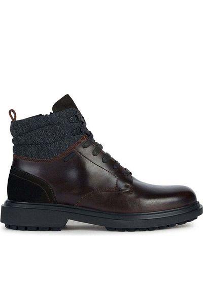 Geox Brown Booties Mens Shoes