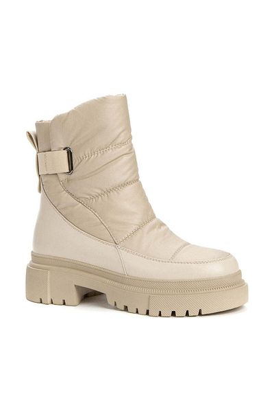 Betsy Beige Booties Womens Shoes