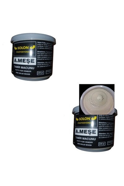 solon 2 Adet Çok Amaçlı Ahşap Parke Masa Sehpa Çizik Çok Amaçlı Tamir Dolgu M...