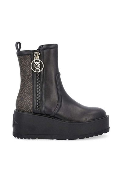 Liu Jo Black Booties Womens Shoes