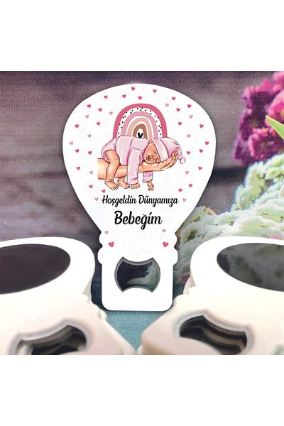 Ege ajans 10 Baby Gifts (with Card and Gelatin) Magnets to Open