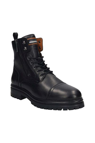 SALAMANDER Black Booties Mens Shoes
