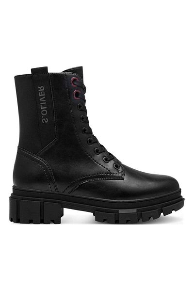 s.Oliver Black Booties Womens Shoes